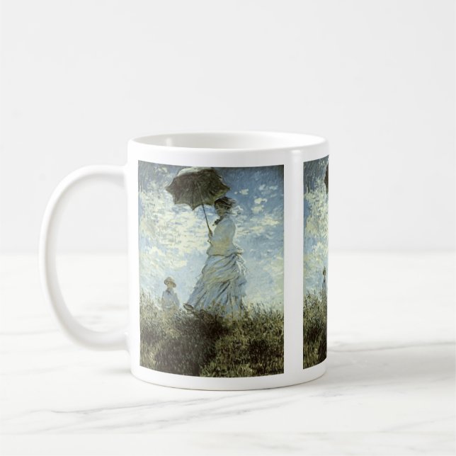 Caneca De Café Caneca: Parasol de Monet (Esquerda)