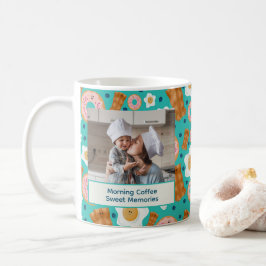 Caneca De Café Caneca Personalizada Azul Fofo Café da Manhã Paste