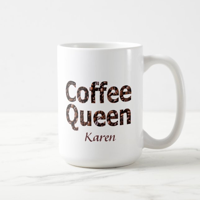 Caneca De Café Caneca personalizada rainha do café (Direita)