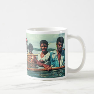 Caneca De Café Caneca, "pescando na vila de Naivuruvuru, Fiji "