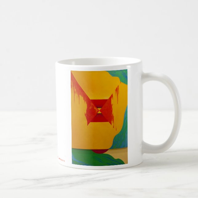 Caneca De Café Caneca: "Ponto tropical " (Direita)