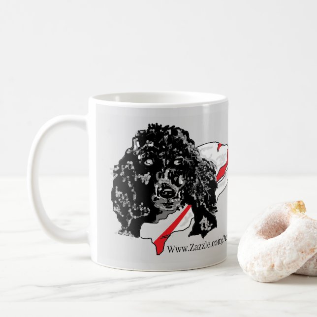 Caneca De Café Caneca: Poodle (Com Donut)