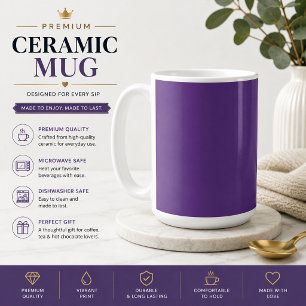 Caneca de Café Caneca Roxa Caneca Minimalista Cane