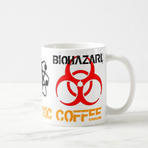 Caneca De Café Caneca tóxica do Biohazard do café
