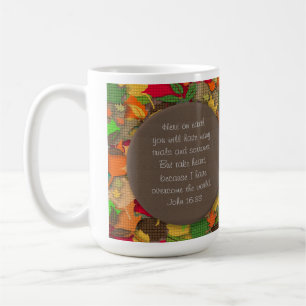 Caneca De Café Caneca-Versículo Bíblico-Provacções e Ação de Graç