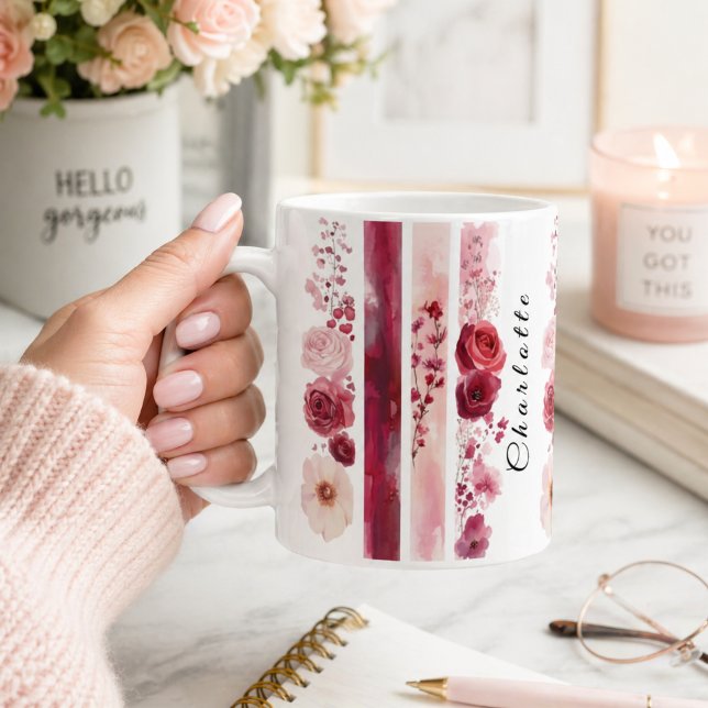 Caneca De Café CanecaDeFloresSilvestresPersonalizada (Criador carregado)