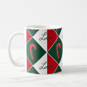 Caneca De Café Canes de Amor e Doces
