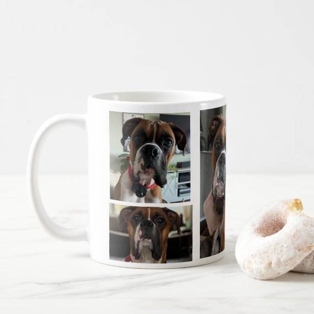 Caneca De Café Caneta Clássica de Foto Pet Moderna, 325 ml (Com Donut)
