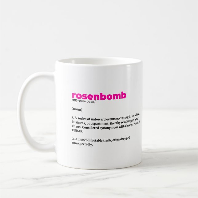 Caneca De Café caneta de definição de bomba de ressonância (Esquerda)
