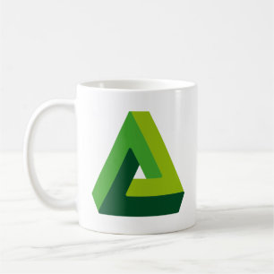 Caneca De Café Caneta de escritório de ilusão óptica