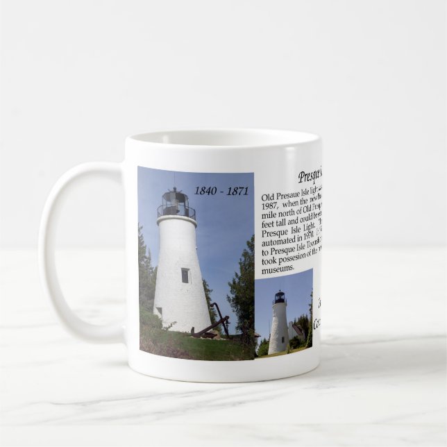 Caneca De Café Caneta de Faróis de Isle Presos (Esquerda)