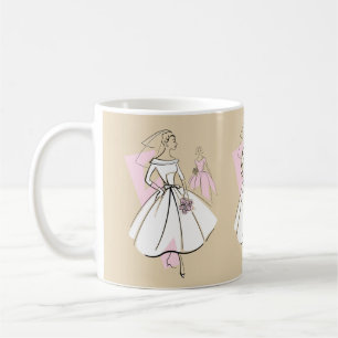 Caneca De Café Caneta de Fashion Noiva