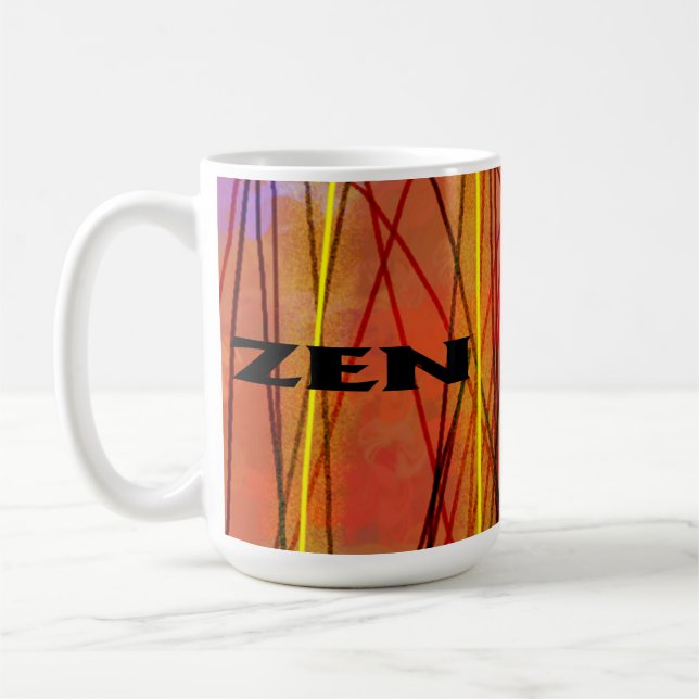 Caneca De Café Caneta de fio preto Zen (Esquerda)