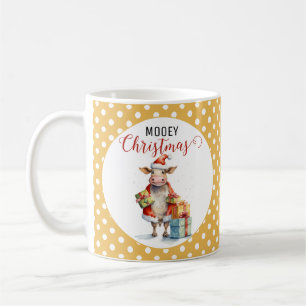Caneca De Café Caneta de Vaca de Natal