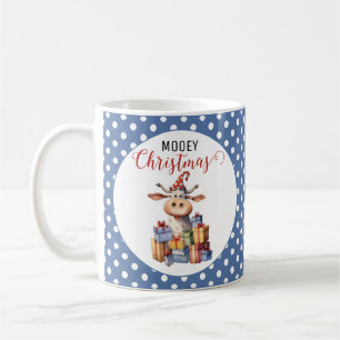 Caneca De Café Caneta de Vaca de Natal