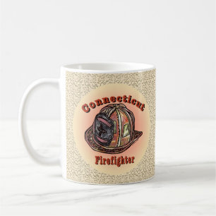 Caneca De Café Caneta do Bombeiro de Connecticut