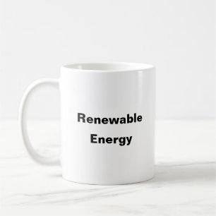 Caneca De Café Caneta Engraçada por Energias Renováveis