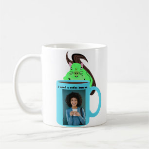 Caneca De Café Caneta Gráfica de Esquilo Humano Divertido