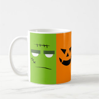 Caneca De Café Caneta impressa com caráter de Dia das Bruxas