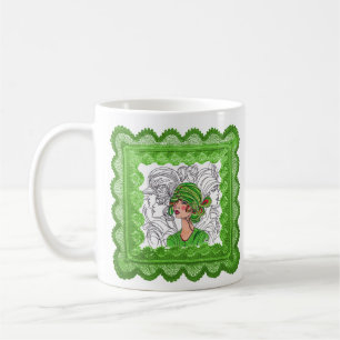 Caneca De Café Caneta verde Igrl