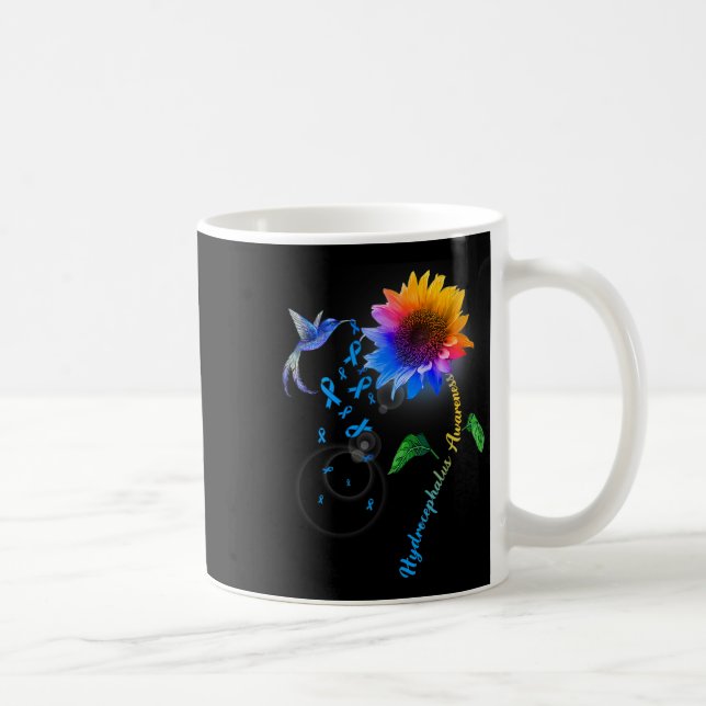 Caneca De Café Cânhamo Azul Girassol (Direita)
