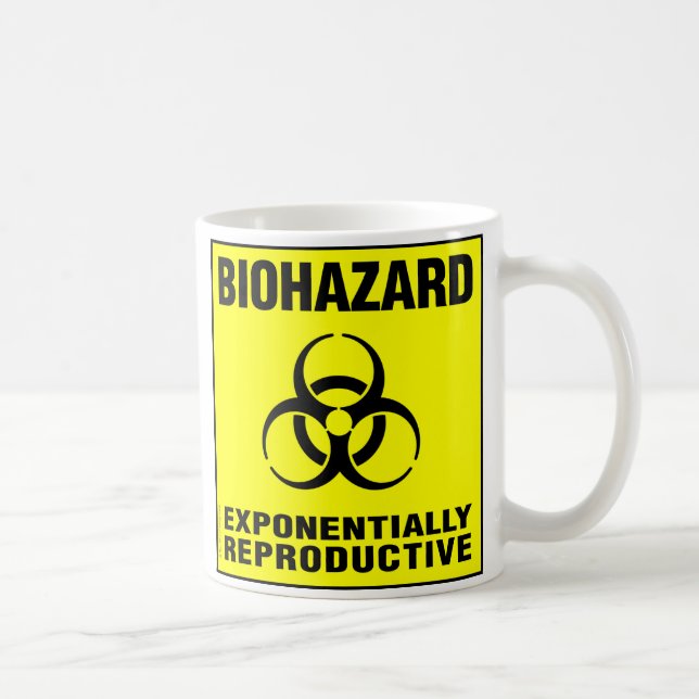 Caneca De Café Canhão "BIOHAZARD" (Direita)