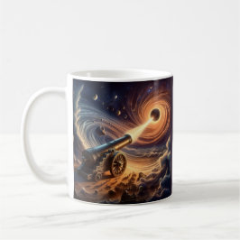 Caneca De Café Canhão Celestial: Explosão de Energia Cósmica
