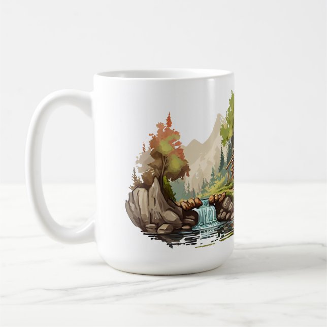 Caneca De Café Canhão clássico de 15 oz (Esquerda)