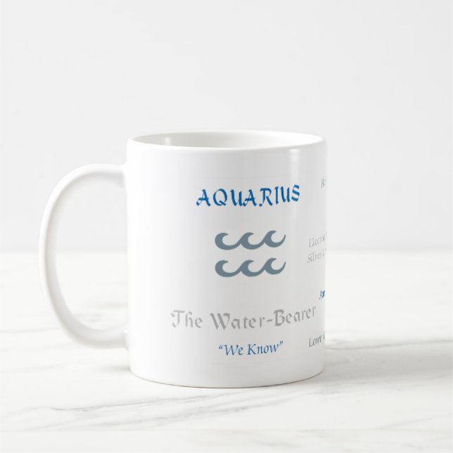 Caneca De Café Canhão de Aquário (Esquerda)
