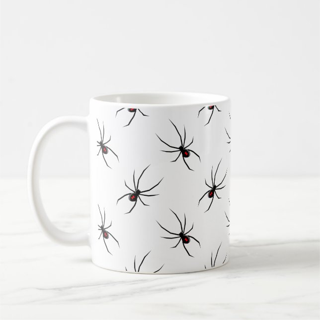 Caneca De Café Canhão de Aranha de Viúva Negra (Esquerda)