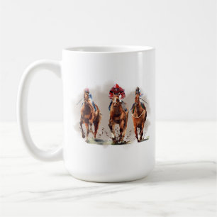 Caneca De Café Canhão de Corrida de Cavalo
