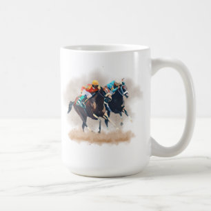Caneca De Café Canhão de Corrida de Cavalo