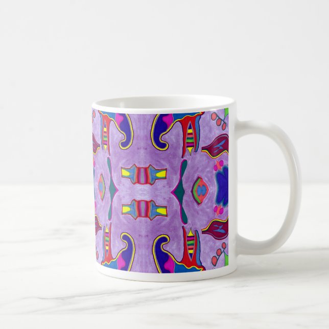 Caneca De Café Canhão de Dragão Roxo (Direita)