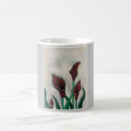 Caneca De Café Canhão de Flor Vermelho