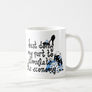 Caneca De Café Canhão de Moda Azul
