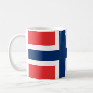 Caneca De Café Canhão de pavilhão norueguês