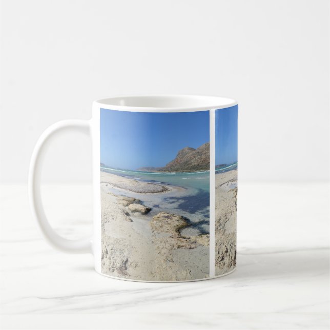 Caneca De Café Canhão de praia do Mediterrâneo (Esquerda)