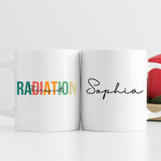 Caneca De Café Canhão de Terapêutica Personalizada de Radiação