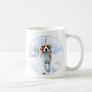 Caneca De Café Canhão do beagle do Noel