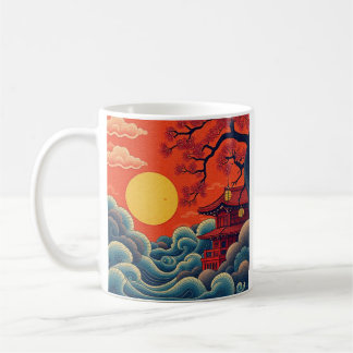 Caneca De Café Canhão do Patrimônio do Pacífico Asiático