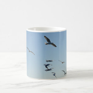 Caneca De Café Canhão voador de gaivota