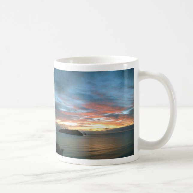 Caneca De Café Canhões Sunrise do Oceano Nova Zelândia (Direita)