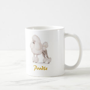 Caneca De Café Caniche, amante do cão abundante!