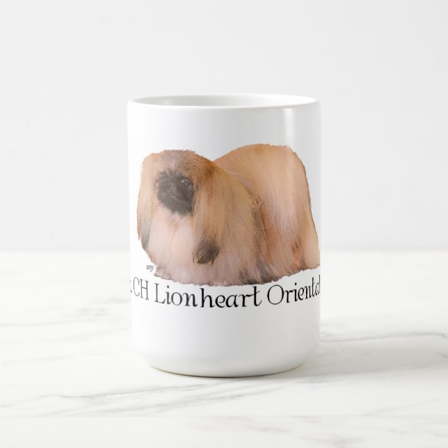 Caneca De Café Caniche Pequinesa (Centro)