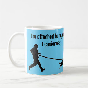 Caneca De Café Canicross - Attached to My Dog GSD
