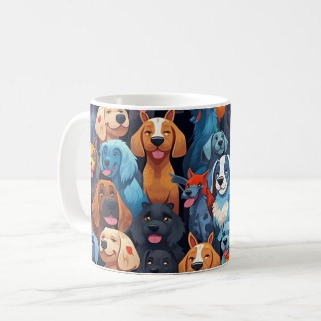 Caneca De Café Canina (Frente Esquerda)