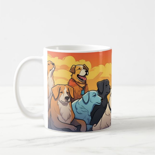 Caneca De Café Canina (Esquerda)