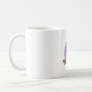 Caneca De Café Canina De Salsicha Preta De Dachshund