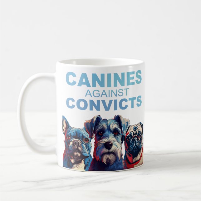 Caneca De Café Canines Contra Condenados Mug (ORIGINAL) (Esquerda)