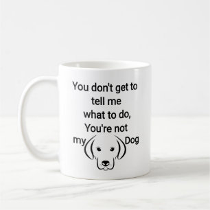 Caneca De Café Canino Café Engraçado